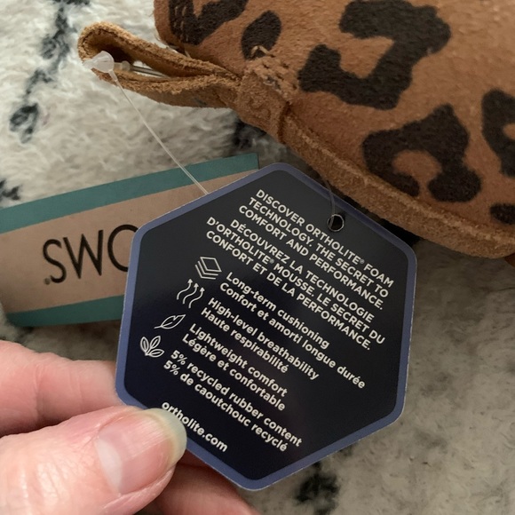 Tom’s kallie Ortholite comfort foam ankle boots Leopard print suede size 7.5 NEW - Picture 11 of 16